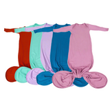 Modal Knotted Gown- Solids