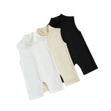 High Neck Sleeveless Jumpsuit