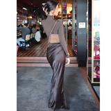 Lyra Satin Evening Dress