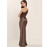 Aria Satin Evening Dress
