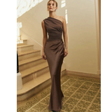 Aria Satin Evening Dress