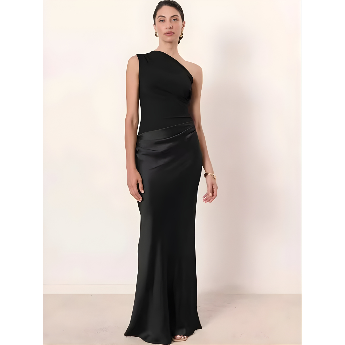 Aria Satin Evening Dress