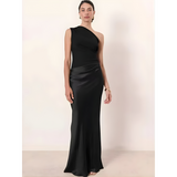 Aria Satin Evening Dress