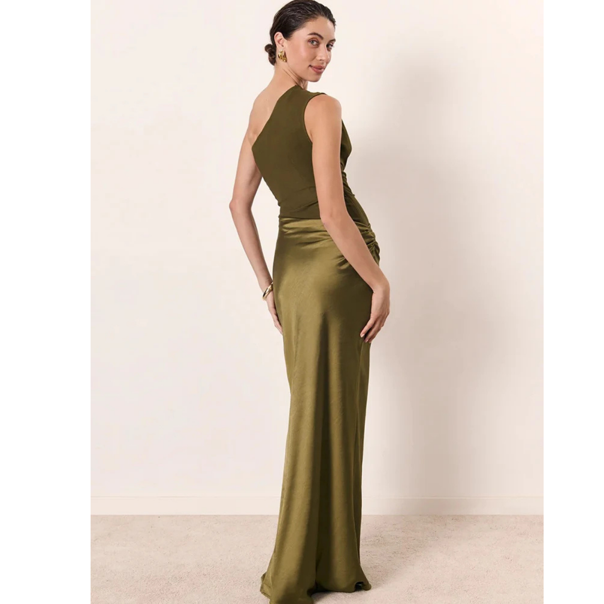 Aria Satin Evening Dress