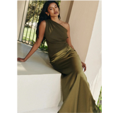 Aria Satin Evening Dress