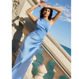 Aria Satin Evening Dress