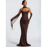 Alexa Strapless Evening Dress