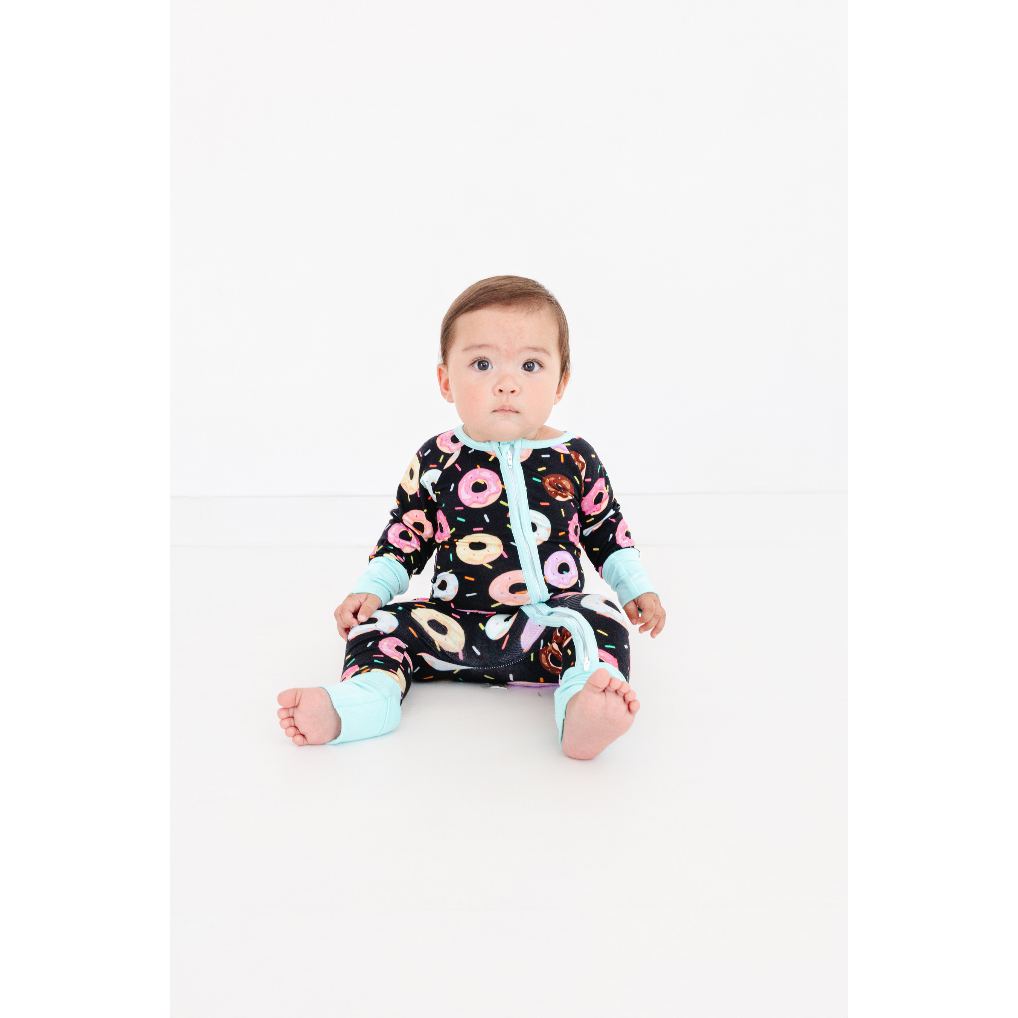 Bamboo Zippy Romper- Donuts