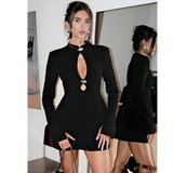 Celeste Cutout Evening Mini Dress