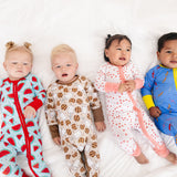 Milk & Cookies Easy-Zippy Romper