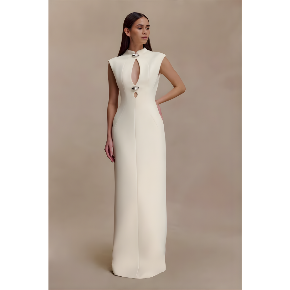 Celeste Cutout Evening Dress