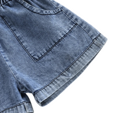 Denim Romper