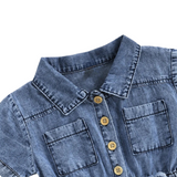 Denim Romper