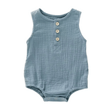 Gauze Romper Bodysuit