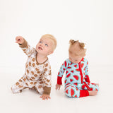 Milk & Cookies Easy-Zippy Romper