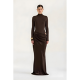 Lyra Satin Evening Dress