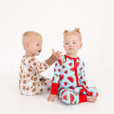 Milk & Cookies Easy-Zippy Romper