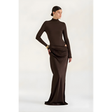 Lyra Satin Evening Dress