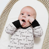 Bamboo Knotted Gown - I Love You