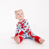 Watermelon Bamboo Zippy Romper
