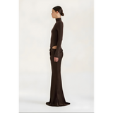 Lyra Satin Evening Dress