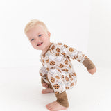 Milk & Cookies Easy-Zippy Romper