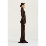 Lyra Satin Evening Dress