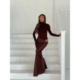 Lyra Satin Evening Dress