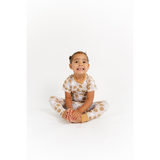 Two Piece Bamboo Pajama - Milk & Cookies