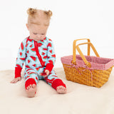 Watermelon Bamboo Zippy Romper