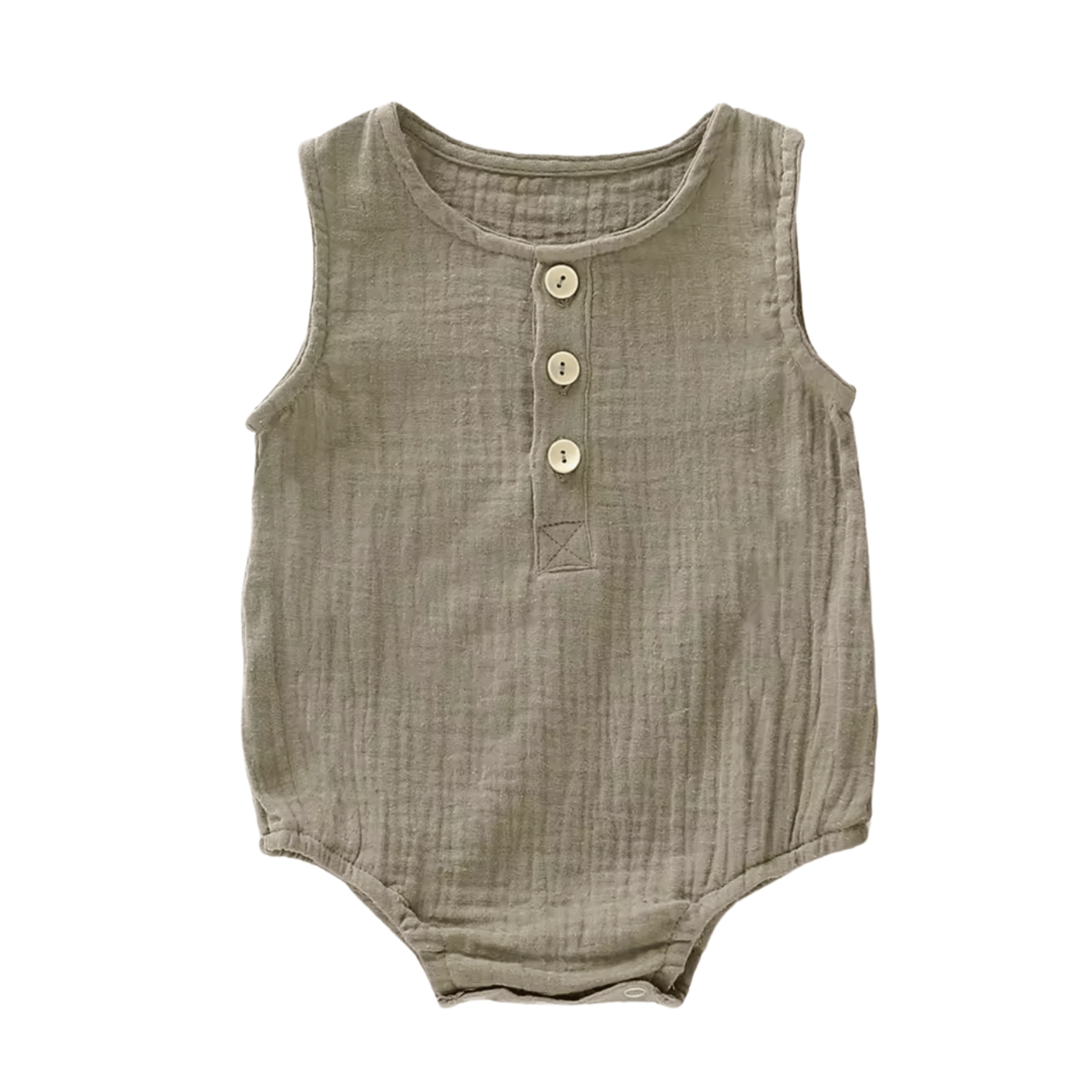 Gauze Romper Bodysuit