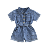 Denim Romper