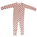 Checkers Bamboo Zippy Romper