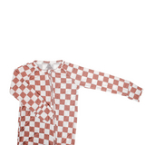Checkers Bamboo Zippy Romper