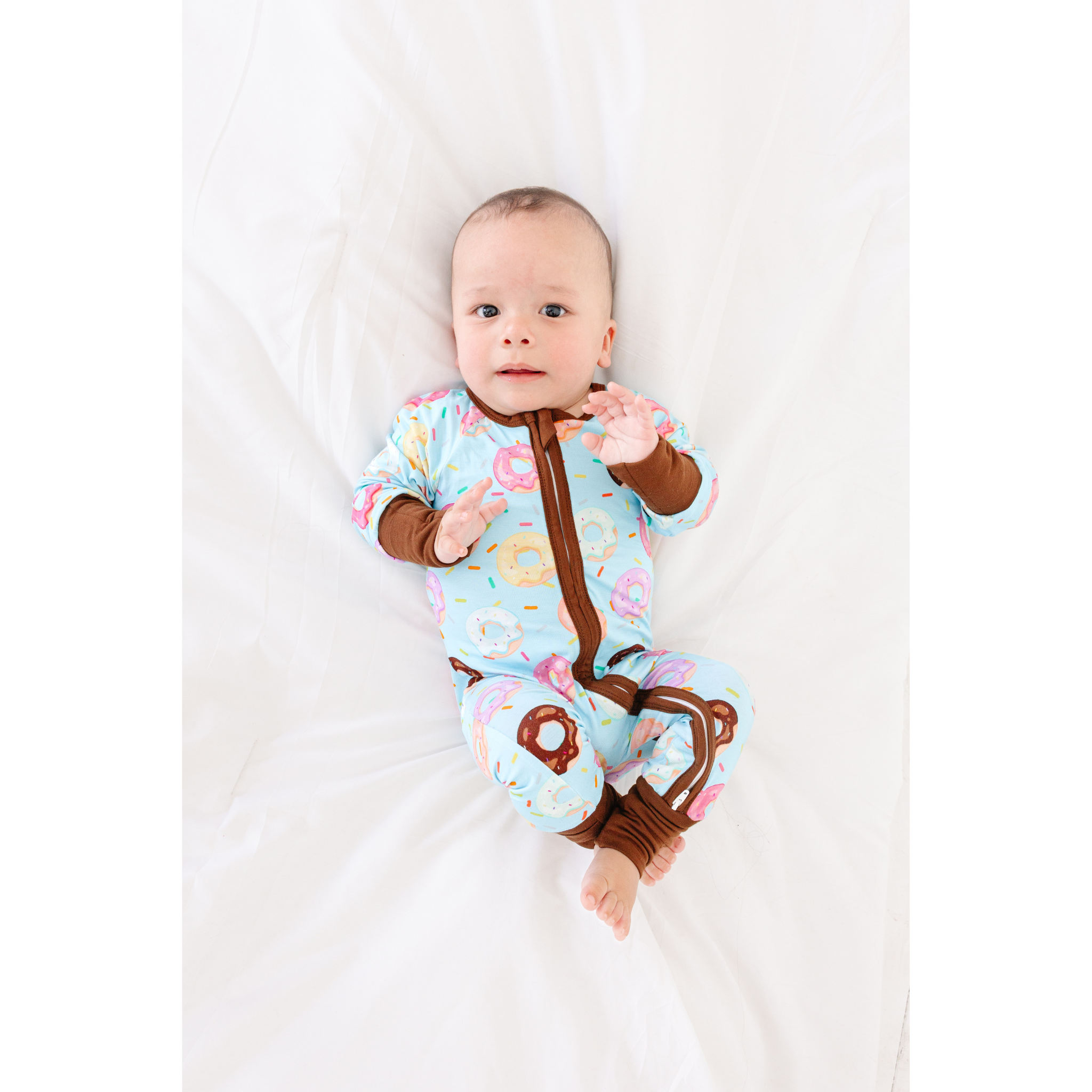 Bamboo Zippy Romper- Donuts