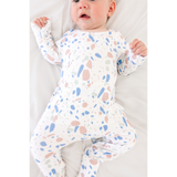 Speckles Bamboo Ribbed Easy- Romper