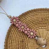 Flower Pacifier Clip