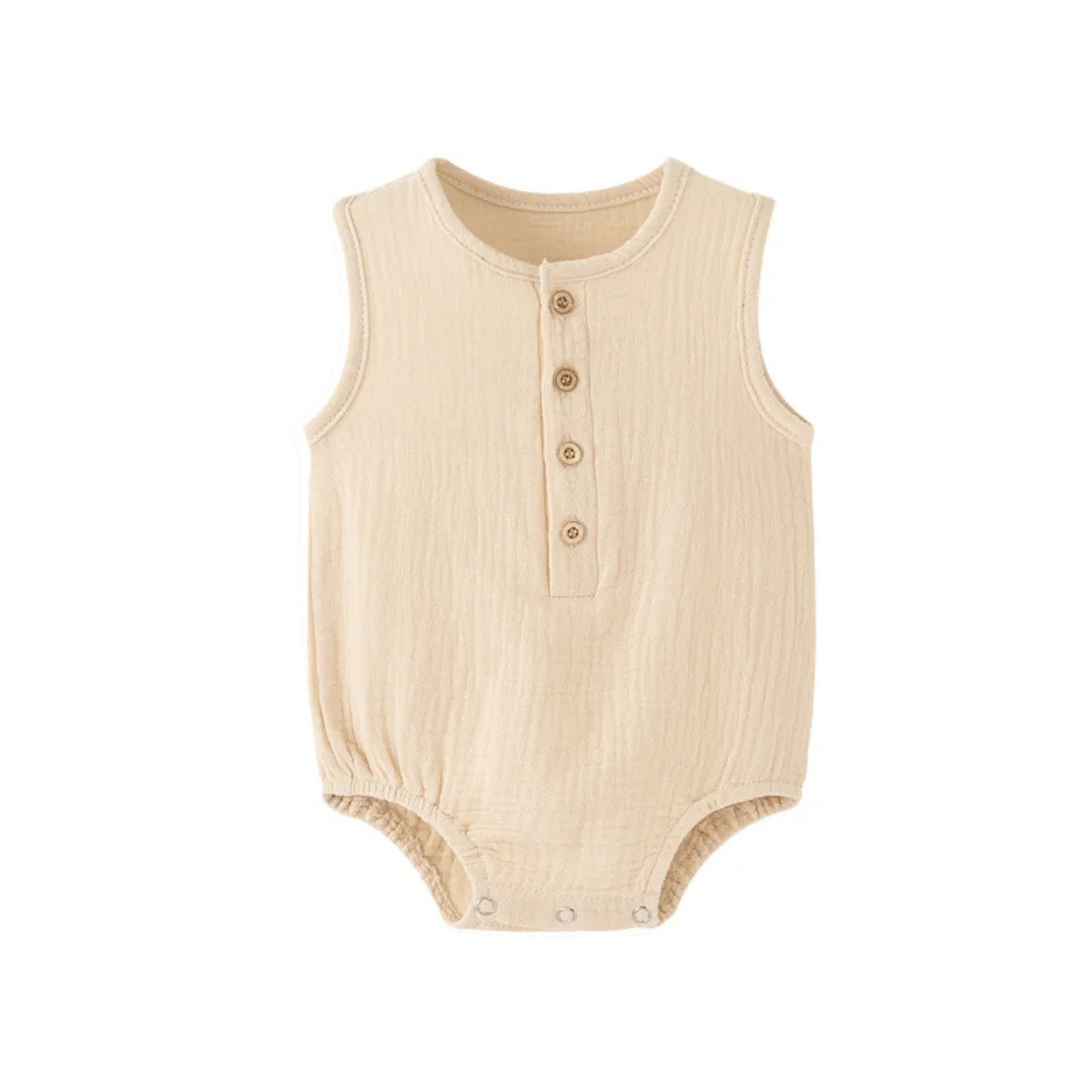 Gauze Romper Bodysuit