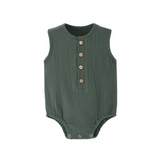 Gauze Romper Bodysuit