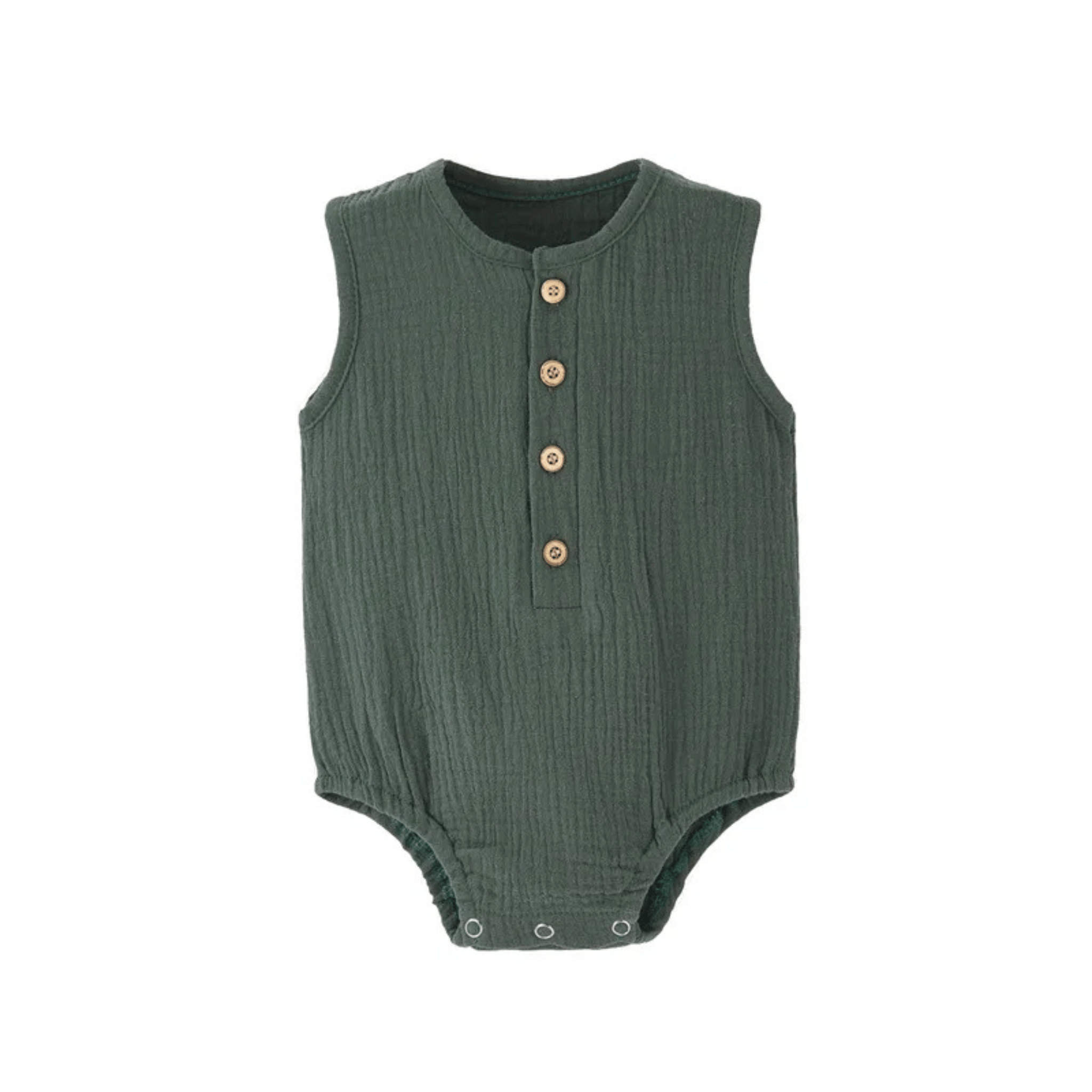 Gauze Romper Bodysuit