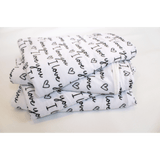 I Love You Bamboo Blanket