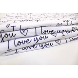 I Love You Bamboo Blanket