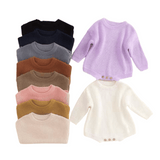 Knit Ribbed Sweater Romper