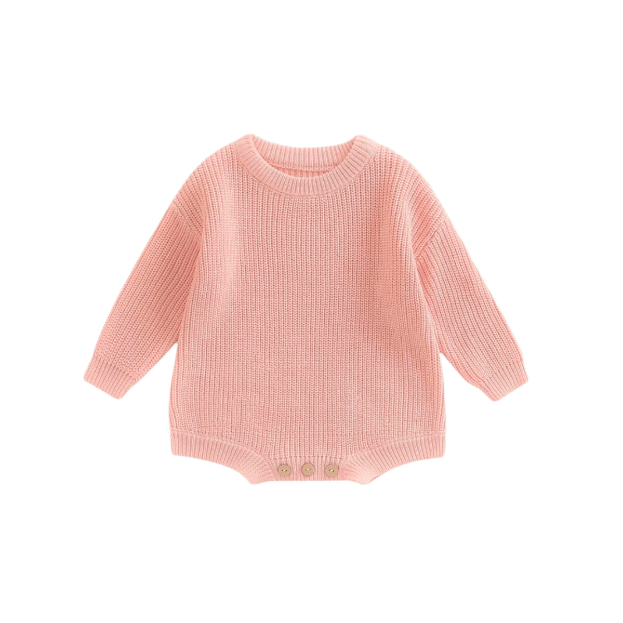 Knit Ribbed Sweater Romper