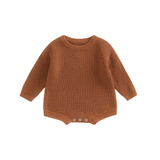 Knit Ribbed Sweater Romper