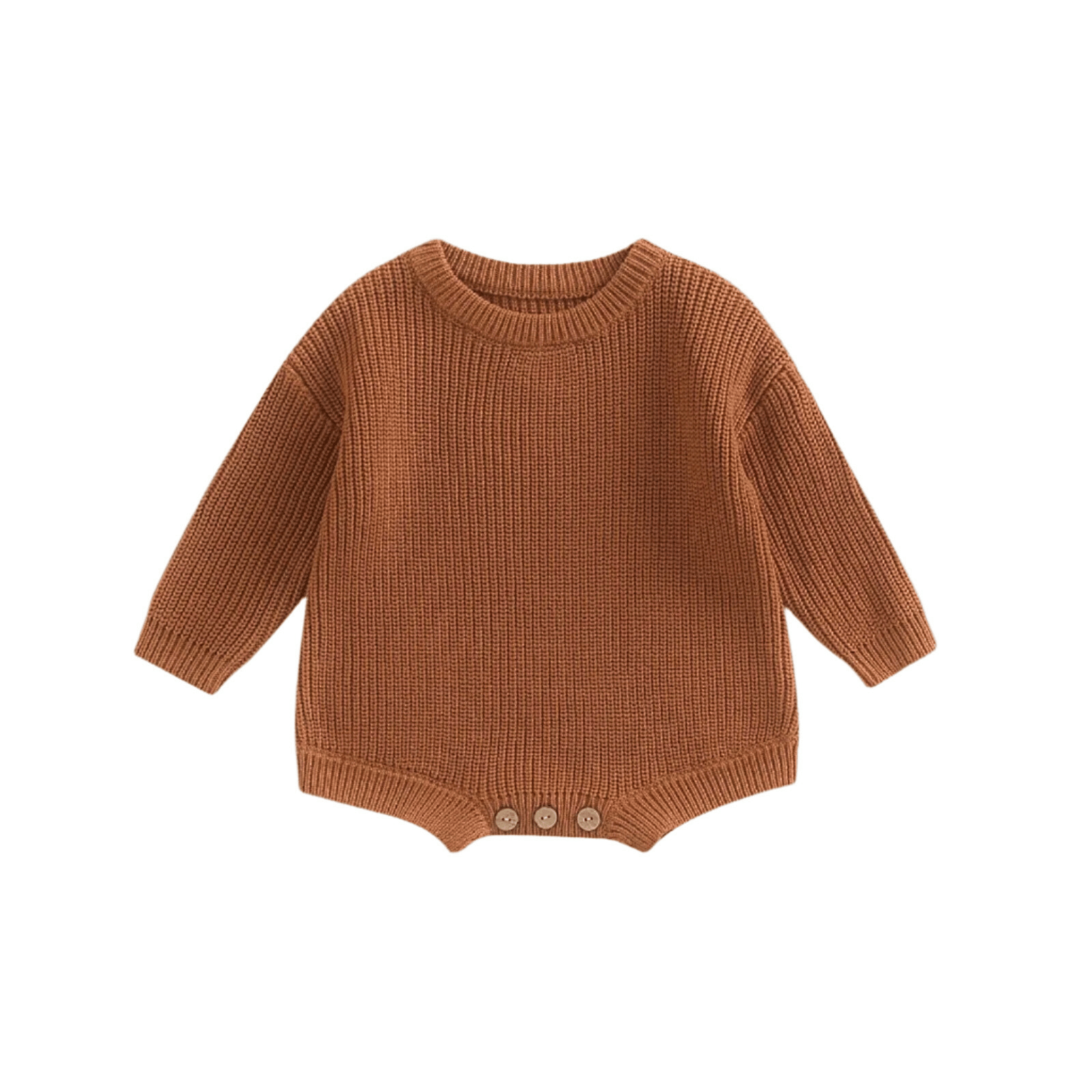 Knit Ribbed Sweater Romper