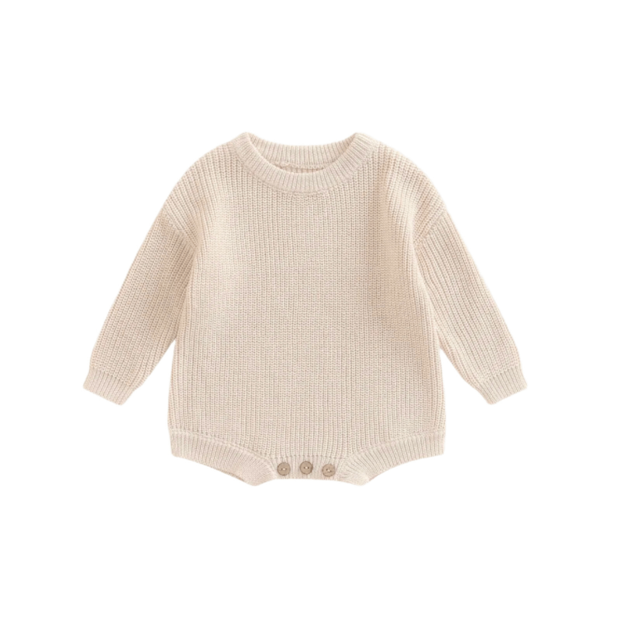 Knit Ribbed Sweater Romper