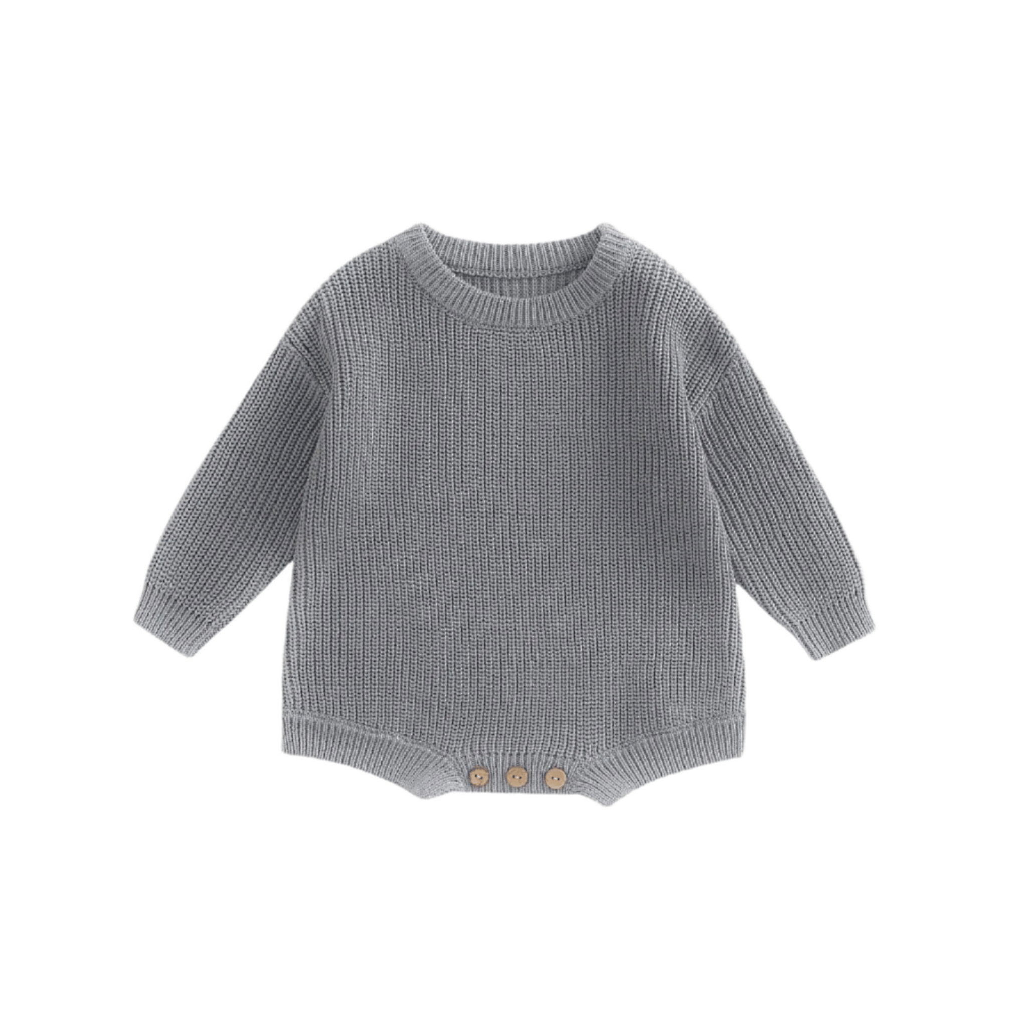 Knit Ribbed Sweater Romper