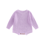 Knit Ribbed Sweater Romper