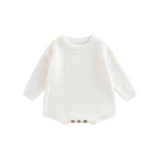 Knit Ribbed Sweater Romper